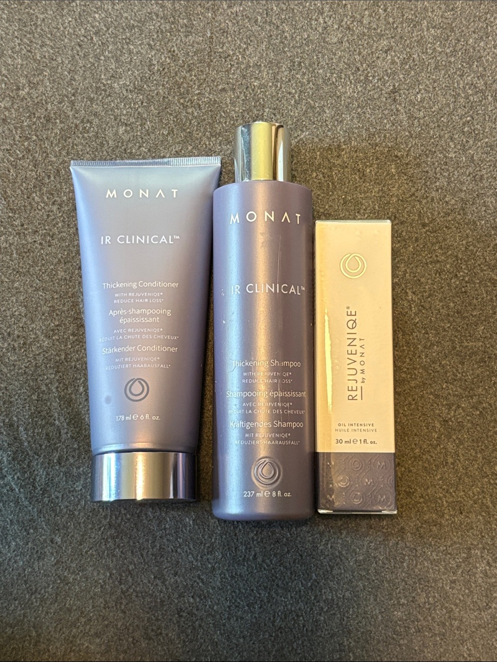 IR Clinical Thickening Shampoo & Conditioner Set with Rejuveniqe Oil